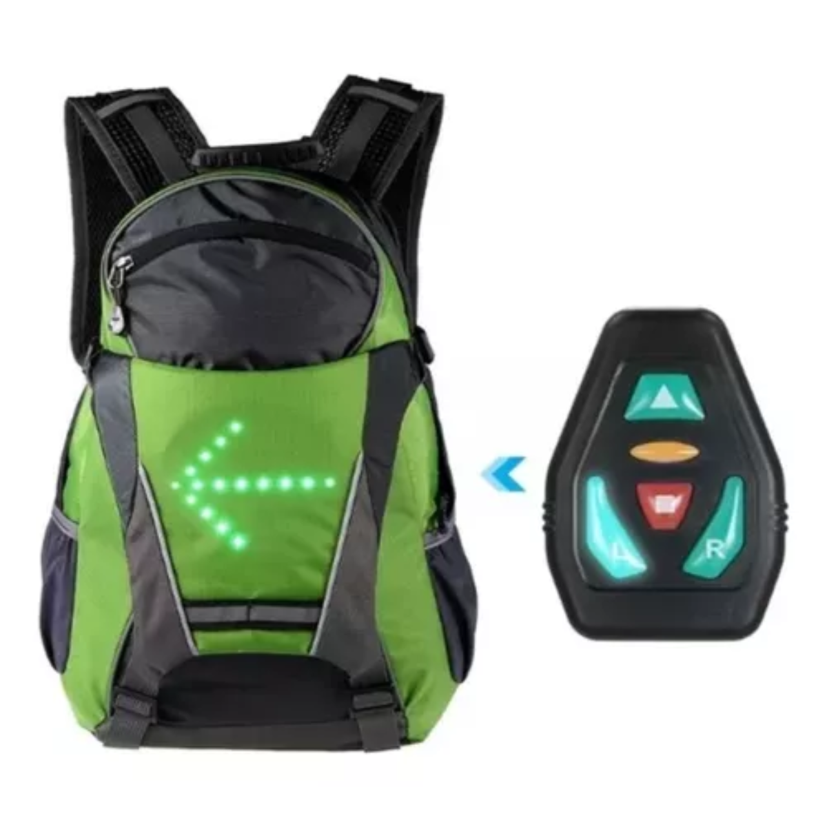 17 - Mochila de Ciclismo con Señal Direccional LED