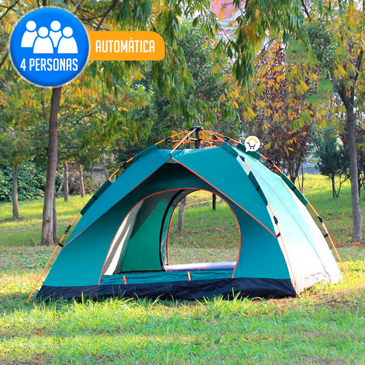25 - Carpa Camping Automática HD8105 para 4 Personas